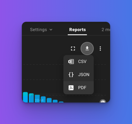 Downloadable and Printable Reports